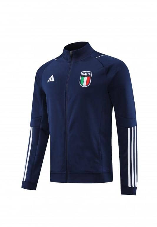 2023 Italy Navy Full Zipper Jacket +Pants - Image 7
