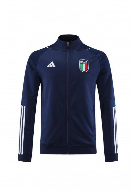 2023 Italy Navy Full Zipper Jacket +Pants - Image 8