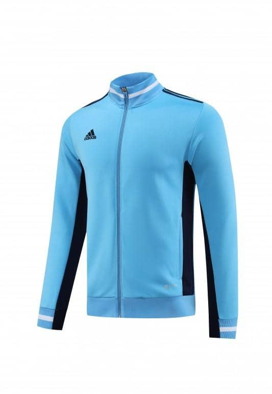 2023 Adidas Sky Blue Black Full Zipper Jacket +Pants - Image 16