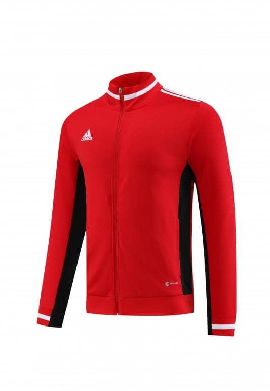 2023 Adidas Red Black Full Zipper Jacket +Pants - Image 16