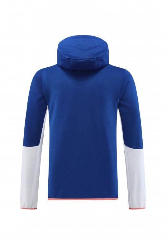 2023 Nike White Blue Full Zipper Hoodie Jacket +Pants - Image 11