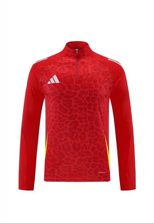 2024 Adidas Red Half Zipper Jacket+Long Pants - Image 23