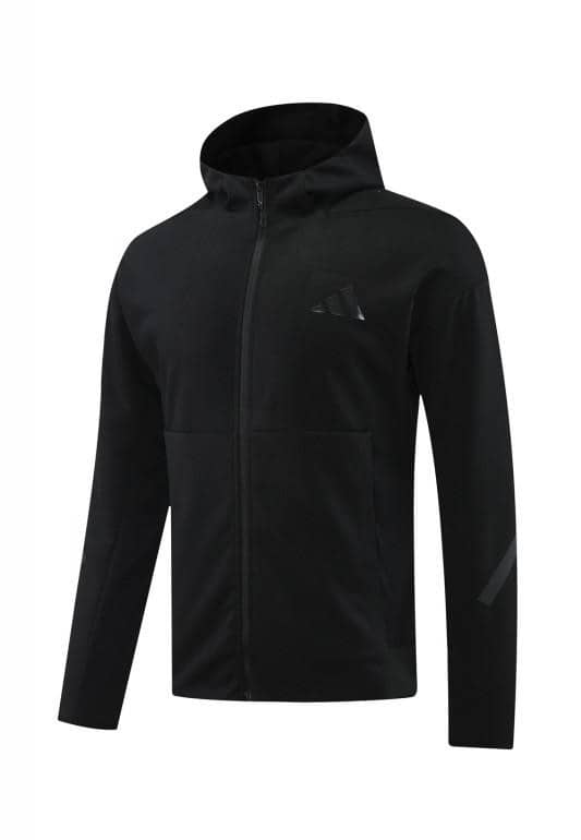2024 Adidas Black Hoodie Full Zipper Jacket +Long Pants - Image 21