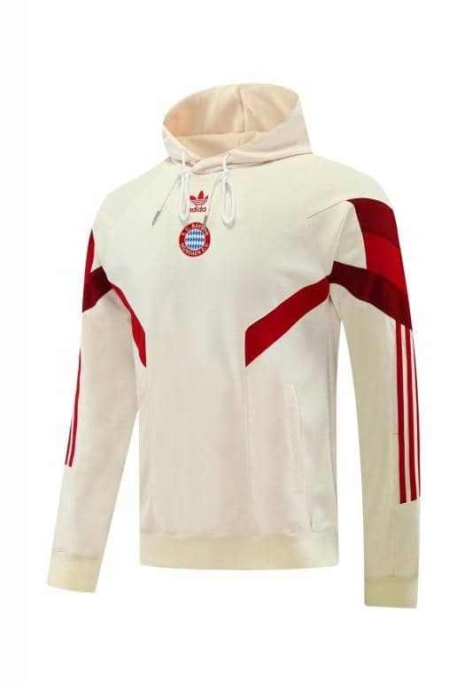 24/25 Bayern Munich Beige Hoodie Jacket +Long Pants - Image 23