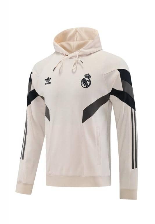 24/25 Real Madrid Light Yellow Hoodie Jacket +Long Pants - Image 23