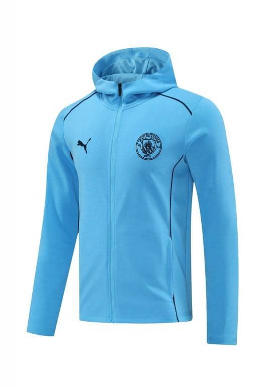 24/25 Manchester United Skyblue Full Zipper Jacket +Long Pants - Image 23