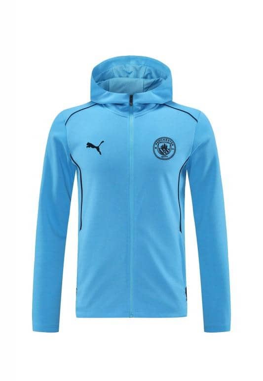 24/25 Manchester United Skyblue Full Zipper Jacket +Long Pants - Image 24