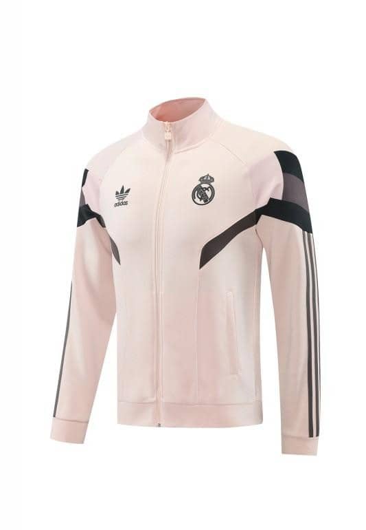 24/25 Real Madrid Light Pink Full Zipper Jacket +Long Pants - Image 22