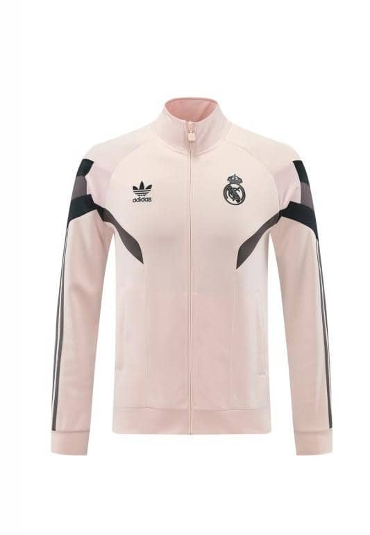 24/25 Real Madrid Light Pink Full Zipper Jacket +Long Pants - Image 23