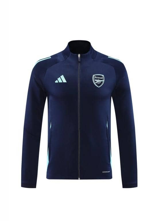 24/25 Arsenal Navy Full Zipper Jacket +Long Pants - Image 23