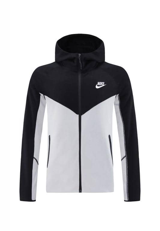 2024 NIKE Sports White/Black Full Zipper Jacket +Long Pants - Image 11