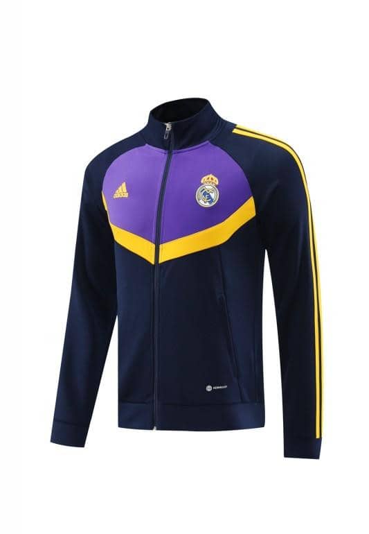 24/25 Real Madrid Black/Purple Full Zipper Jacket +Long Pants - Image 23