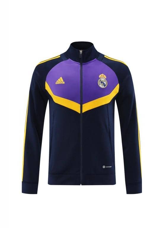 24/25 Real Madrid Black/Purple Full Zipper Jacket +Long Pants - Image 24