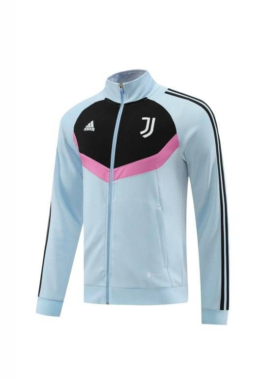 24/25 Juventus Light Blue/Black Full Zipper Jacket +Long Pants - Image 23