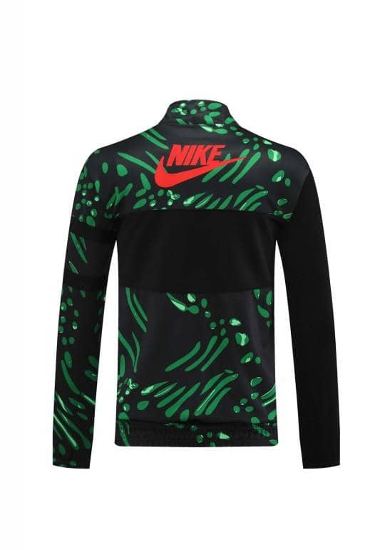 2024 Nigeria Black/Green Full Zipper Jacket +Long Pants - Image 13