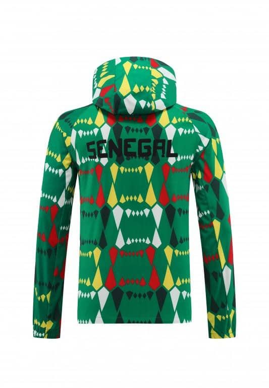 2024 Senegal Green Hoodie Full Zipper Jacket +Long Pants - Image 11