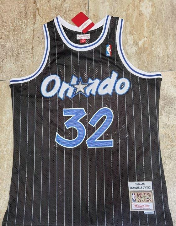Men's Shaquille O'Neal Black Retro Classic Team Jersey - Image 3