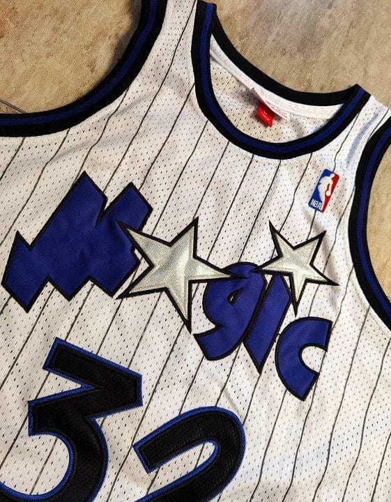 Men's Shaquille O'Neal White Retro Classic Team Jersey - Image 8