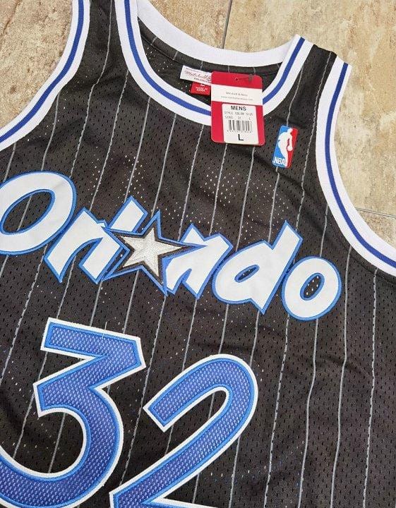 Men's Shaquille O'Neal Black Retro Classic Team Jersey - Image 10