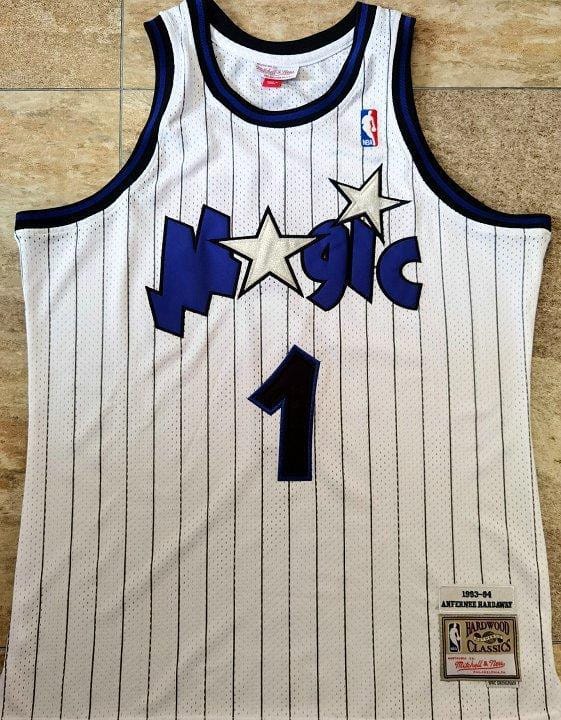 Men's Anfernee Hardaway White Retro Classic Team Jersey - Image 6