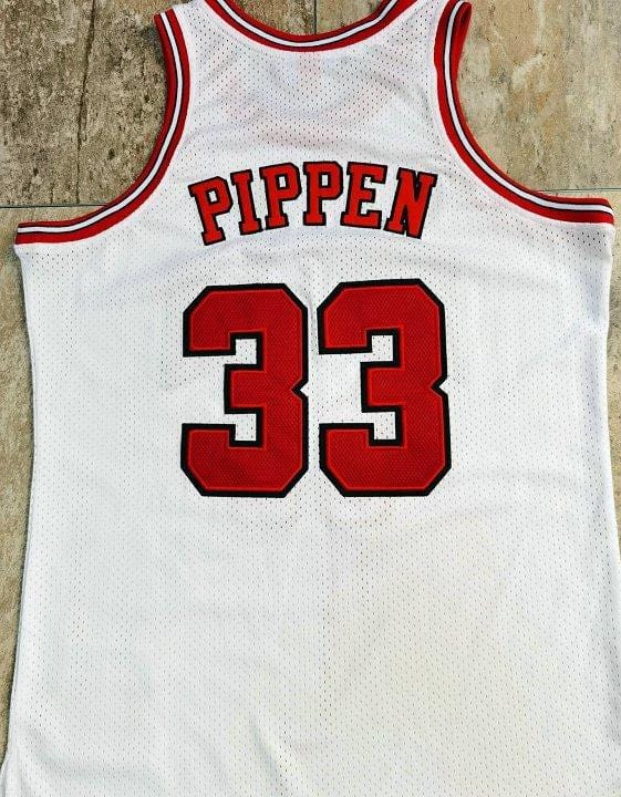 Men's Scottie Pippen White Retro Classic Team Jersey - Image 6