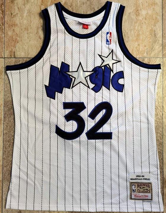 Men's Shaquille O'Neal White Retro Classic Team Jersey - Image 6