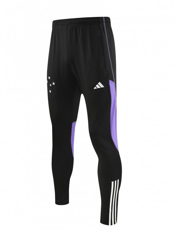 23/24 Cruzeiro Black Purple Half Zipper Jacket+ Pants - Image 2