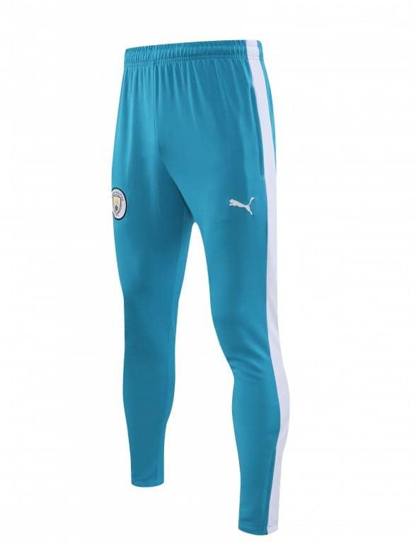 23/24 Manchester City Blue White Half Zipper Jacket+ Pants - Image 3