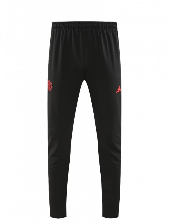 23/24 Manchester United White Hoodie Half Zipper Jacket+ Pants - Image 6