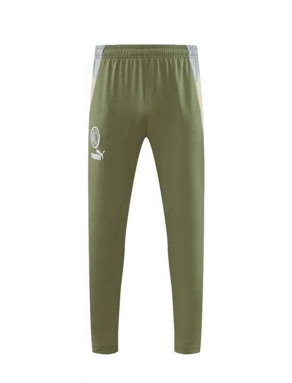 23/24 PUMA Green Grey Hoodie Half Zipper Jacket+Pants - Image 4