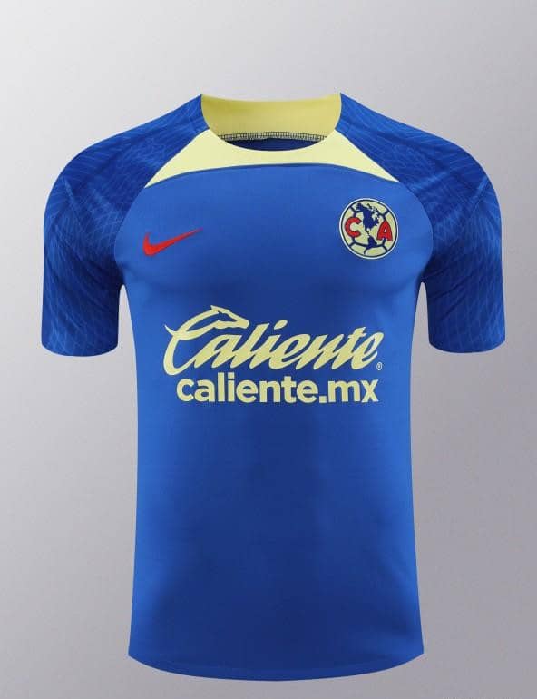 24/25 Club America Blue/Yellow Short Sleeve Jeresy+Shorts - Image 17