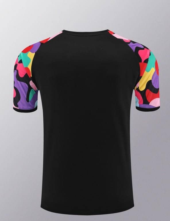 24/25 Manchester United Black Short Sleeve Jeresy+Shorts - Image 15