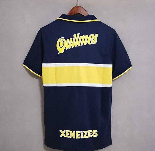 Retro 96/97 Boca Juniors Home Soccer Jersey - Image 2