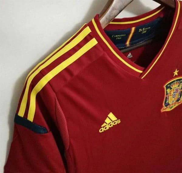 Retro 2012 Spain Home Jersey - Image 5