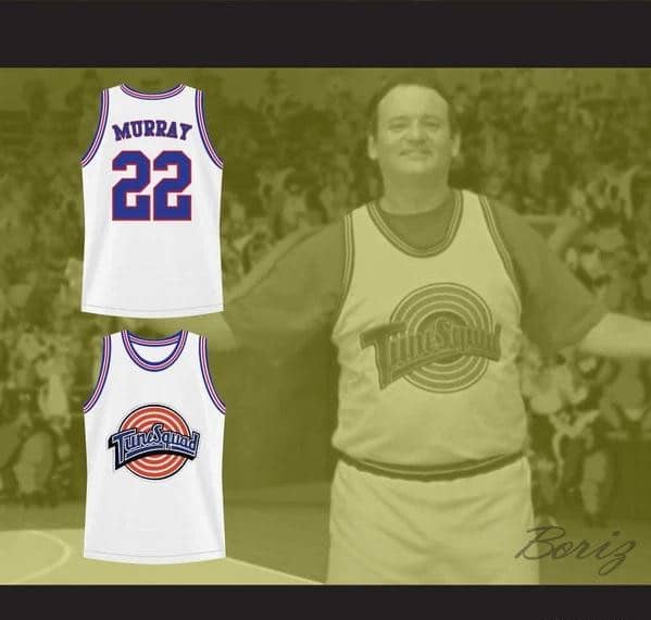 Bill Murray 22 Movie Edition White Basketball Jersey - Image 6