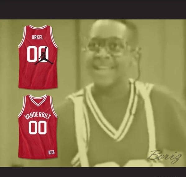Family Matters Steve Urkel 00 Vanderbilt Muskrats High School Basketball Jersey - Image 5