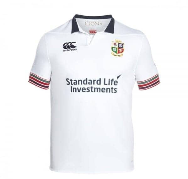 British & Irish Lions Mens Training Pro Jersey White - Image 2