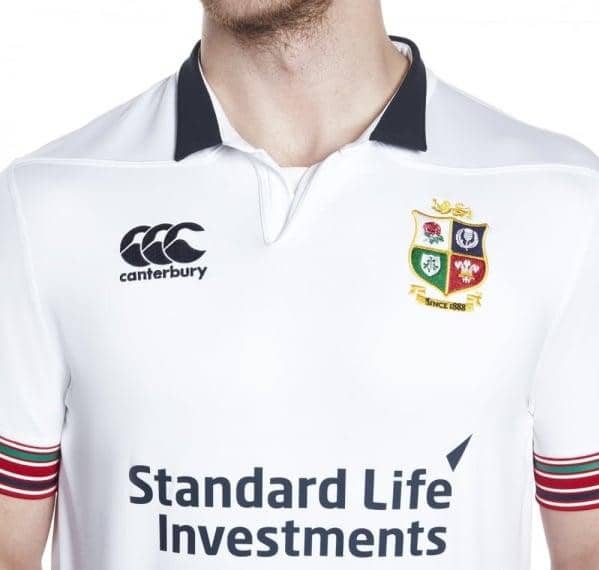 British & Irish Lions Mens Training Pro Jersey White - Image 5