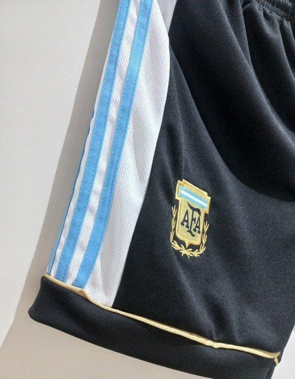 Retro 1998 Argentina Home Shorts - Image 4