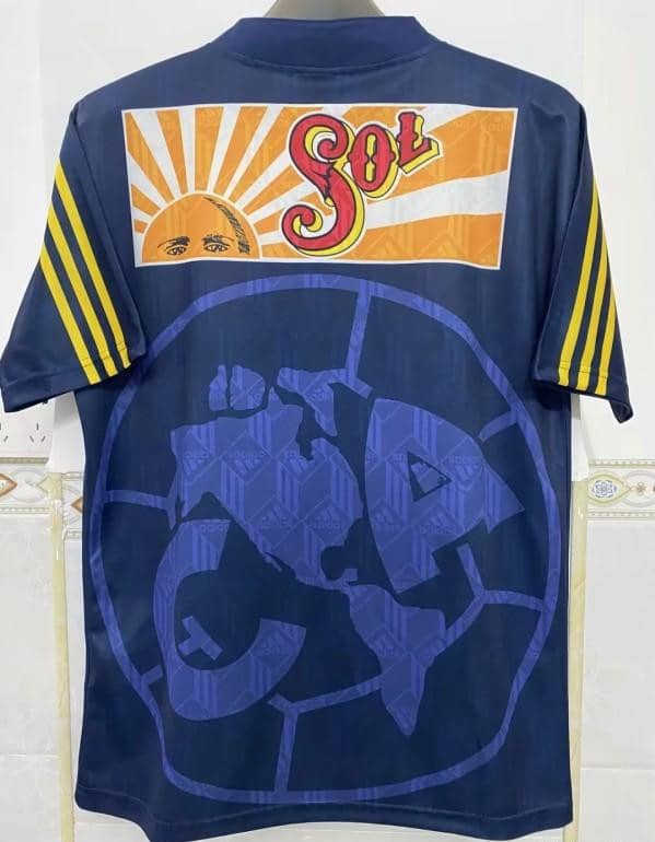 Retro 98/99 Club America Away Blue Jersey - Image 4