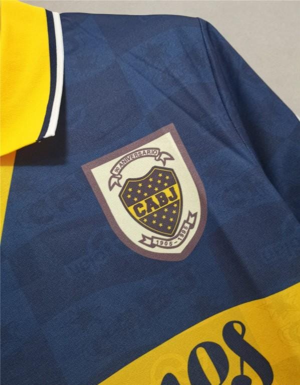 Retro 95/96 Boca Juniors Home Jersey - Image 3
