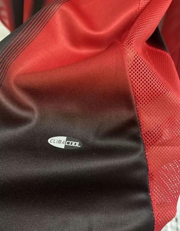 Retro 04 05 AC Milan Home Long Sleeve Jersey - Image 2