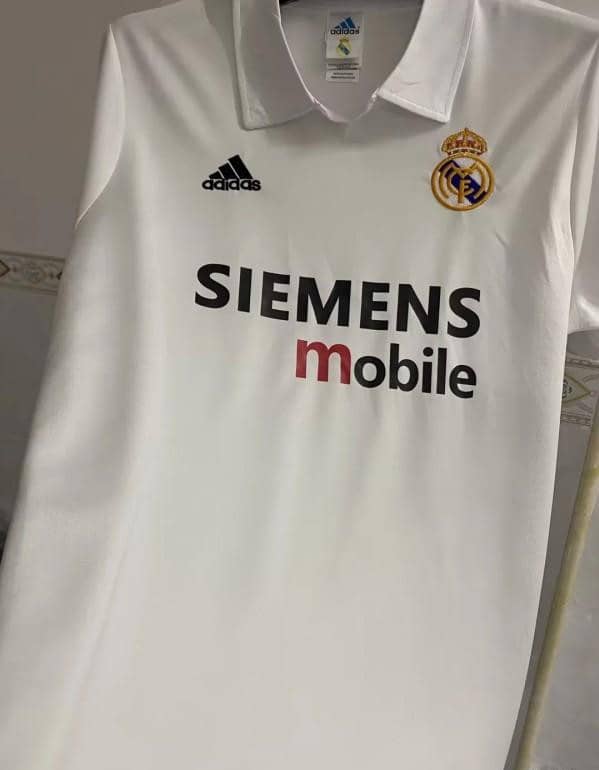 Retro 02/03 Real Madrid Home Century Jersey - Image 4