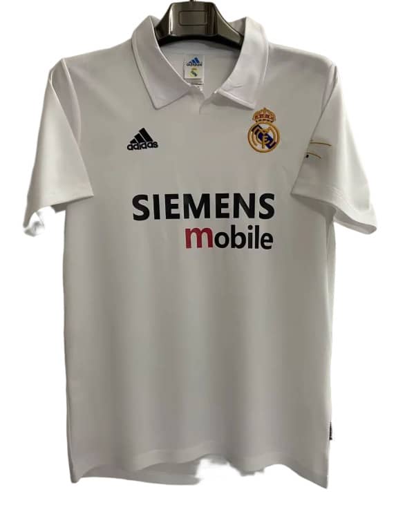 Retro 02/03 Real Madrid Home Century Jersey - Image 6