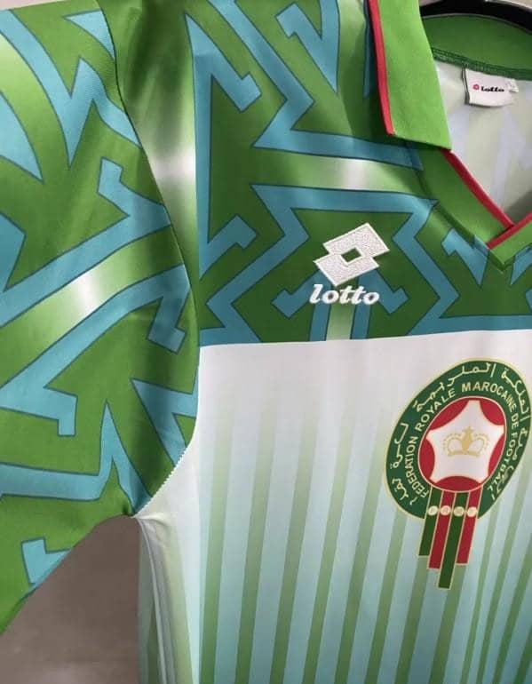 Retro 1994 Morocco Away Green Jersey - Image 2
