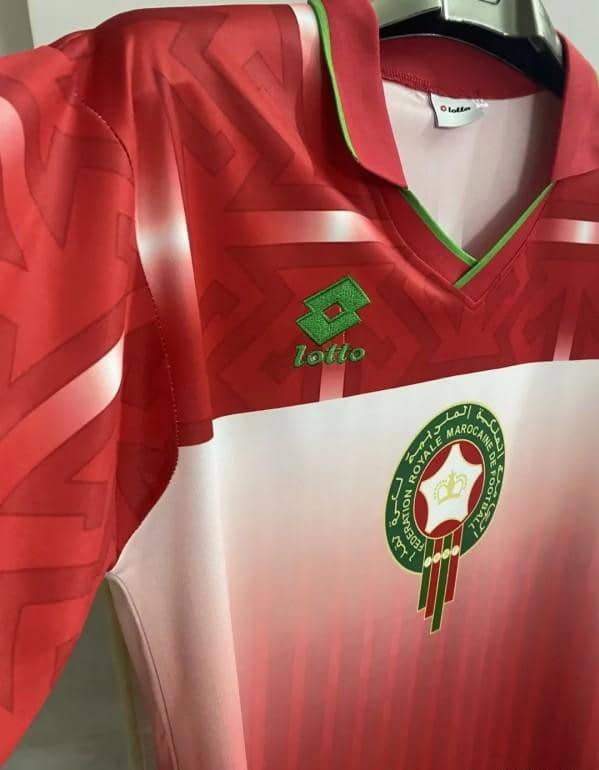 Retro 1994 Morocco Home Red Jersey - Image 2