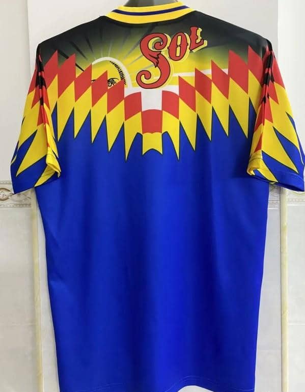 Retro 94/95 Club America Away Blue Jersey - Image 4