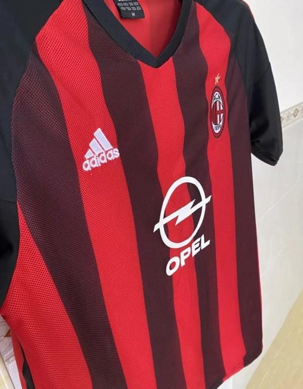 Retro 02/03 AC Milan Home Dual Layer Authentic Jersey - Image 8