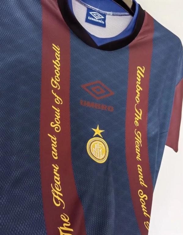 Retro 94/95 Inter Milan Training Jersey Wine Color Jersey - Image 5