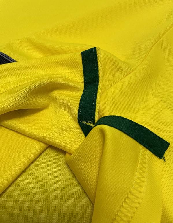 Retro 1998 Brazil Home Soccer Jersey - Image 5